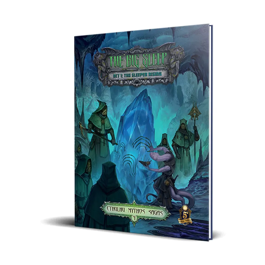 

Big Sleep Act 1 - The Sleeper Rising, Cthulhu Mythos for 5E, твердый переплет