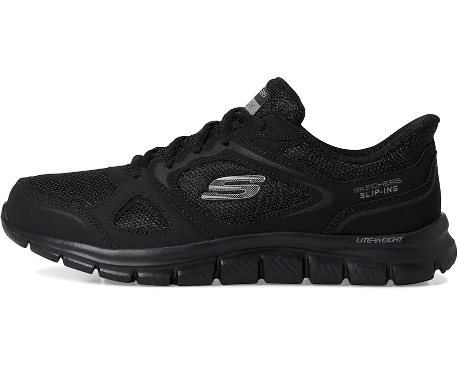 Кроссовки SKECHERS Track Ezral Hands Free Slip-in, Black/Black — фото 4