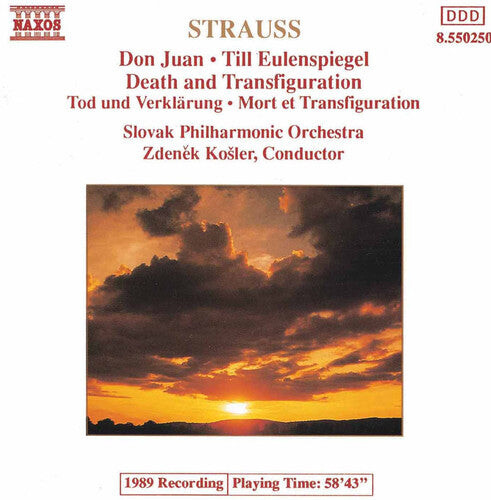 

CD диск Strauss, R. / Kosler: Death & Transfiguration / Don Juan