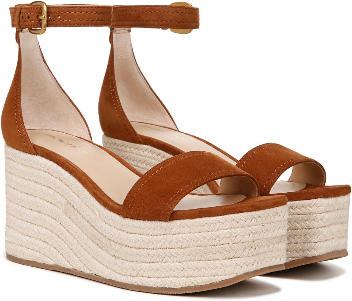 

Туфли Veronica Beard Gianna Espadrilles, цвет Caramel Brown Suede