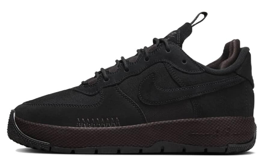 Кроссовки Nike Air Force 1 Wild Low Black Velvet Brown Women's
