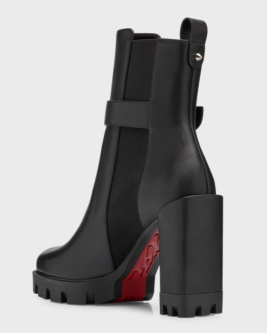Ботинки челси с красной подошвой и кожаной пряжкой Christian Louboutin — фото 2