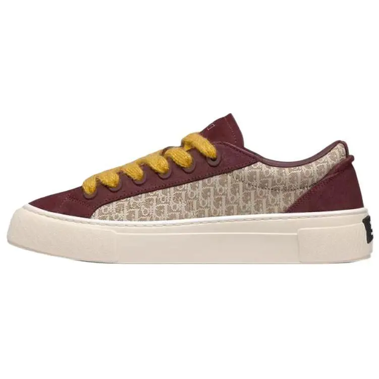 

Кроссовки B33 Low-Top для скейтбординга мужские бордовые DIOR, красные