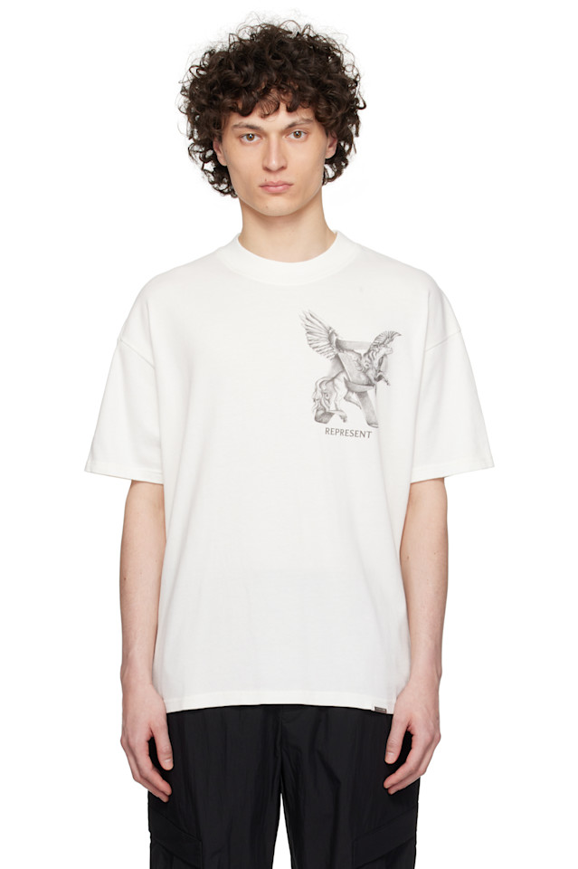 

Футболка «Элегантность в движении» Represent, белый