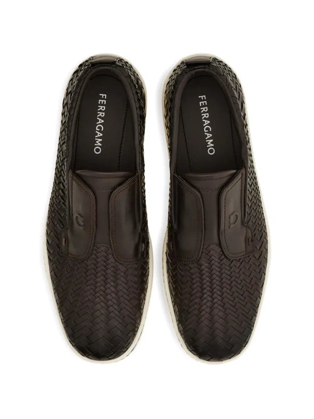 Слипоны Ferragamo, коричневый — фото 3