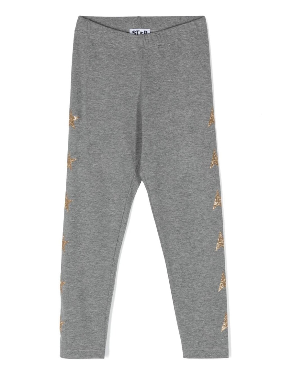 

Golden Goose Kids легинсы с нашивкой, серый