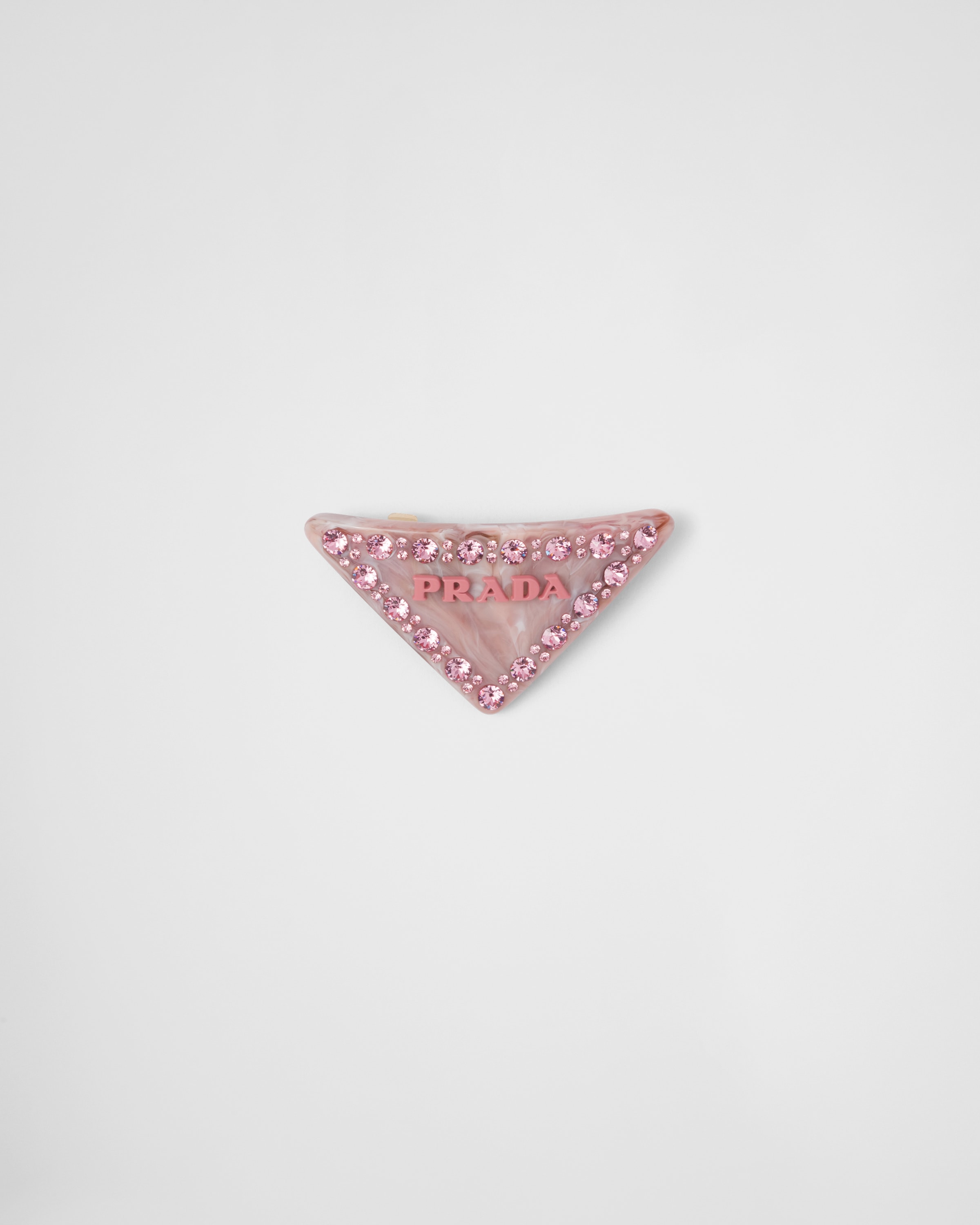 

Заколка для волос из плексигласа Prada, розовый