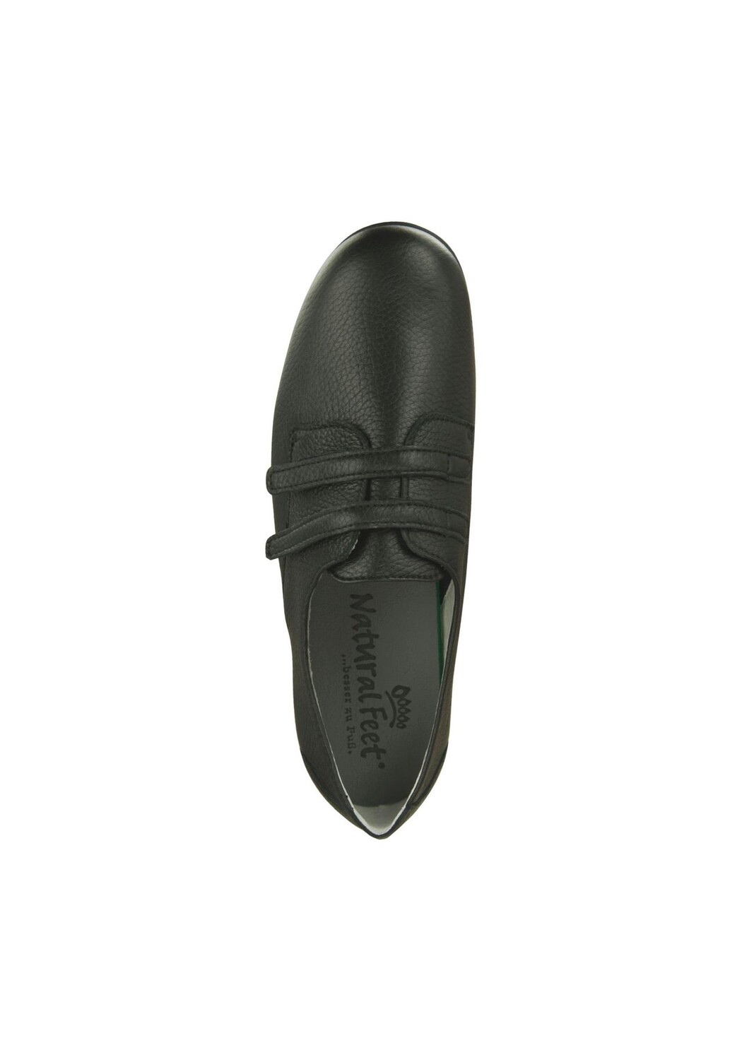 Кроссовки на липучке Frieda из гибкой кожи оленя Natural Feet, черный — фото 4
