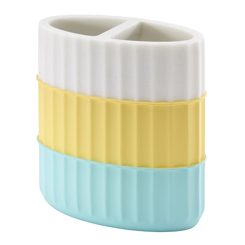 

Держатель для зубных щеток IZOD Clubhouse Stripe, цвет Aqua