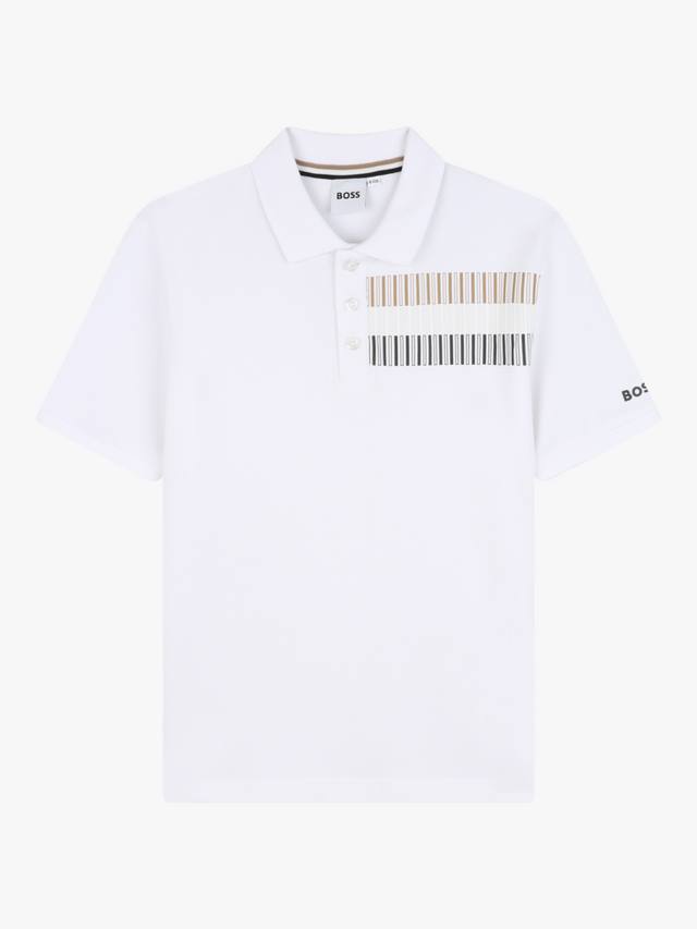 

BOSS Kids' Polo Shirt Regular Fit HUGO BOSS, White