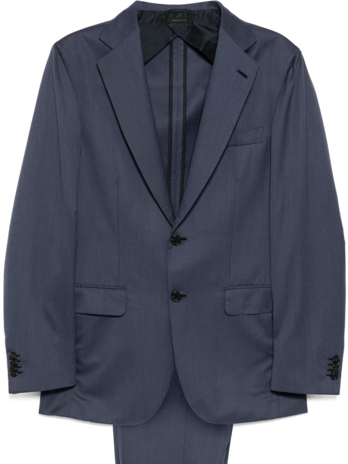 

Brioni костюм с накладными карманами, синий
