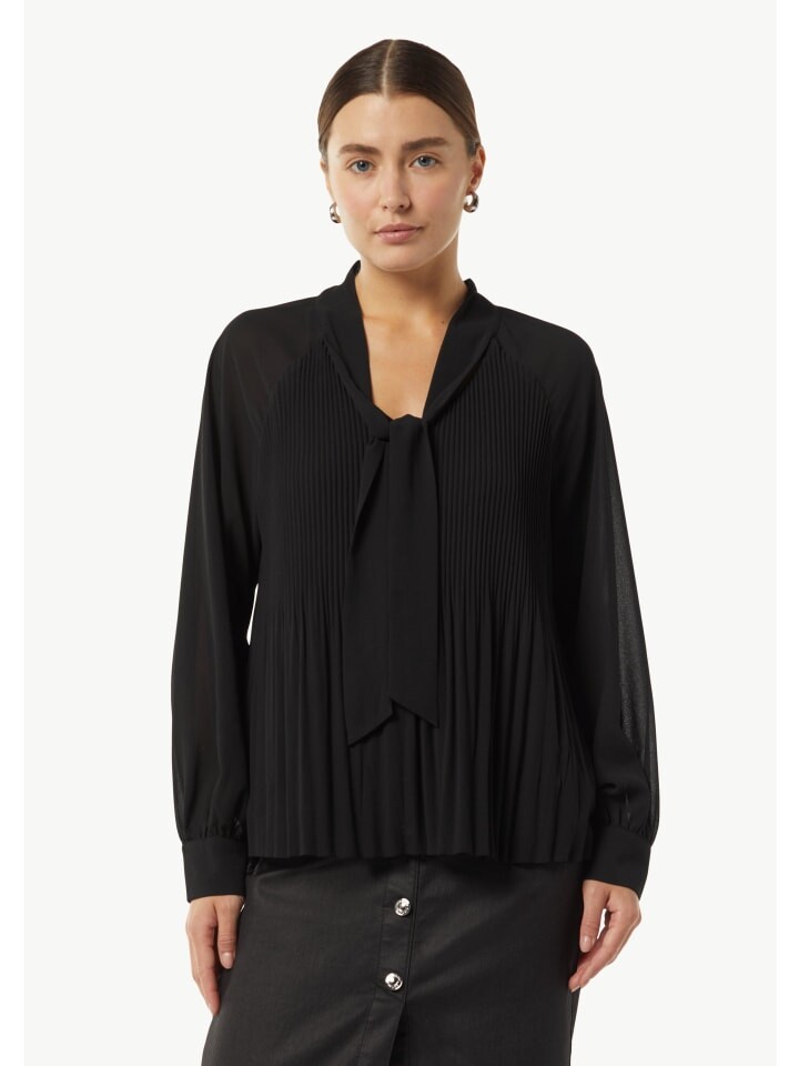 

Блуза comma Bluse langarm, черный