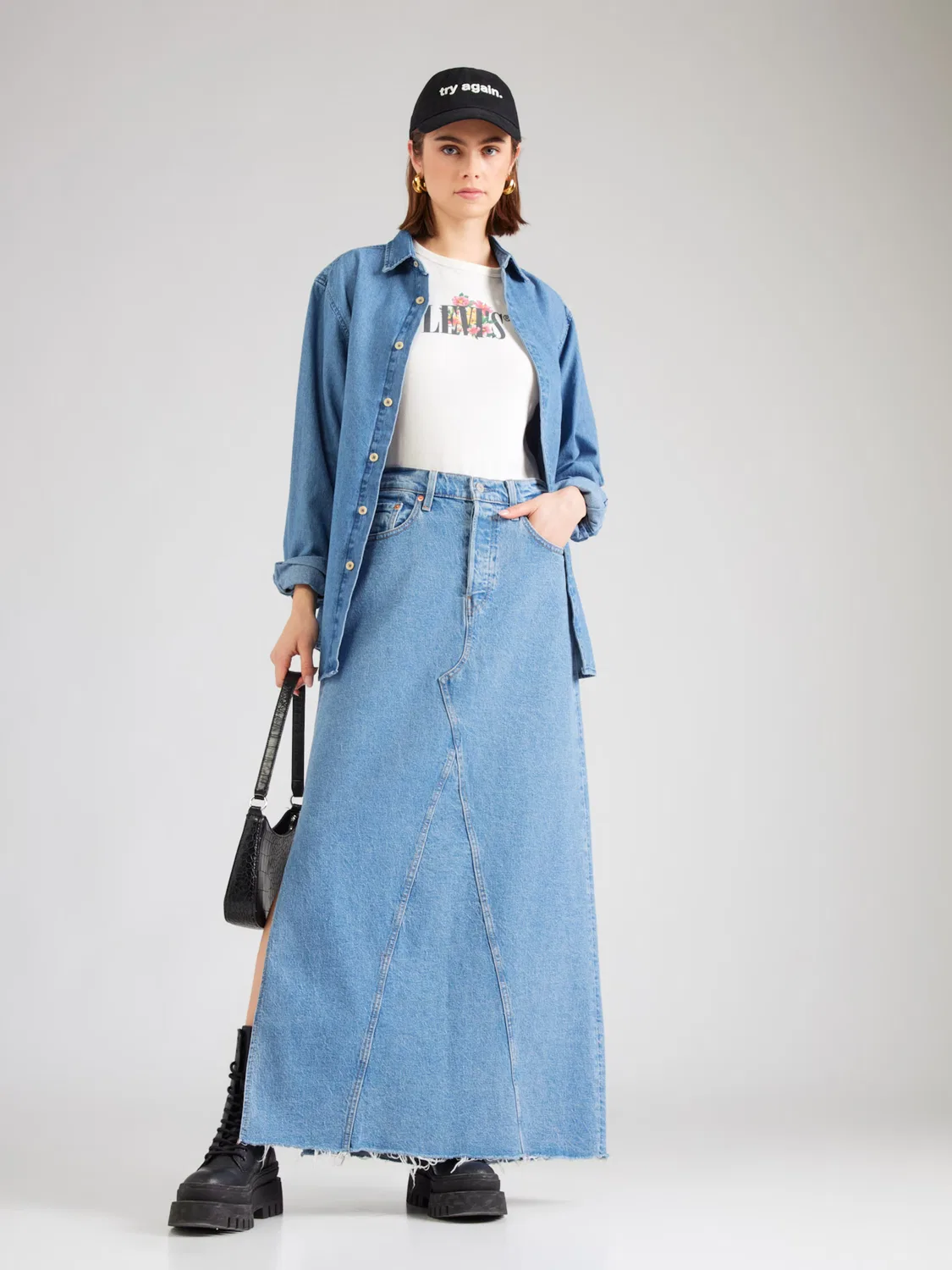 Юбка Levi'S , Blue Denim — фото 4