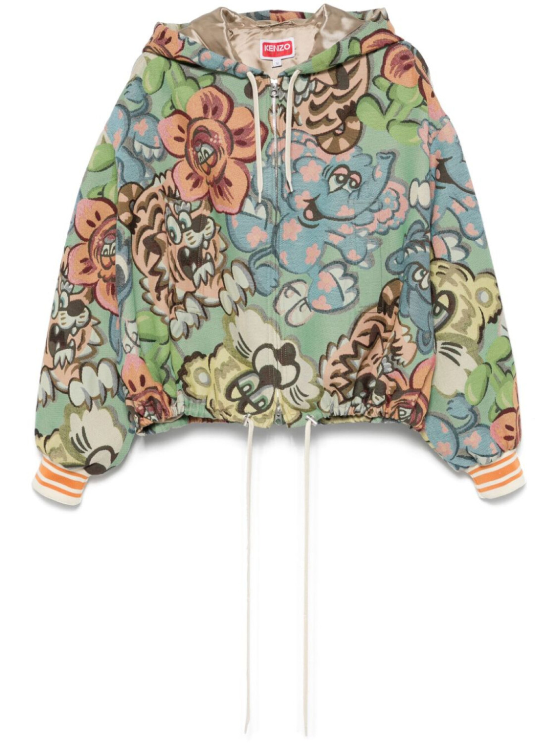 

Kenzo жаккардовая куртка с узором из коллаборации с Verdy, зеленый