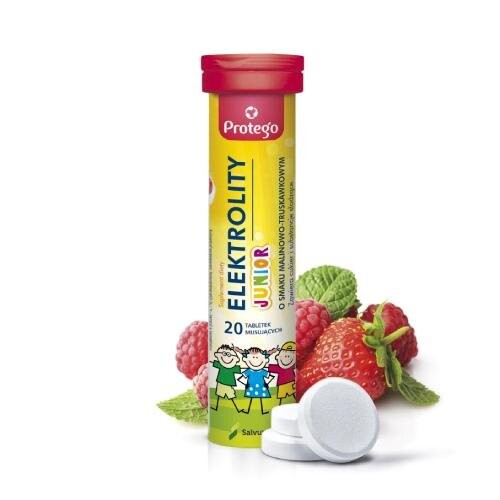 

Salvum Lab Protego Electrolytes Junior, 20 таблеток Inna