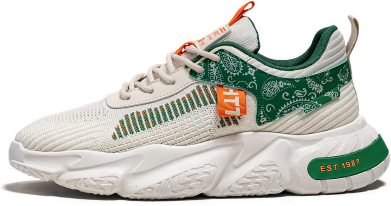 

Мужские массивные кроссовки на платформе с амортизацией Yrzhgdl, зеленый