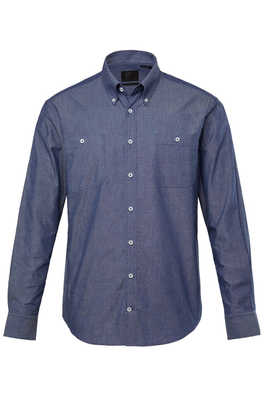

Рубашка на пуговицах классического кроя JP1880, Blue denim