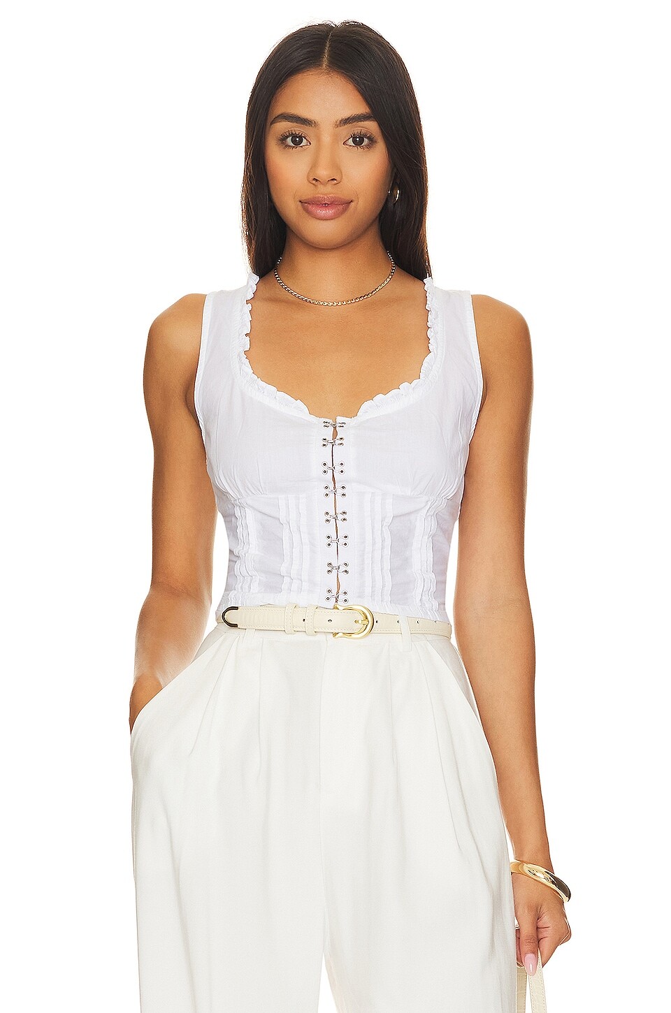 

Топ Free People Amelia Corset, белый