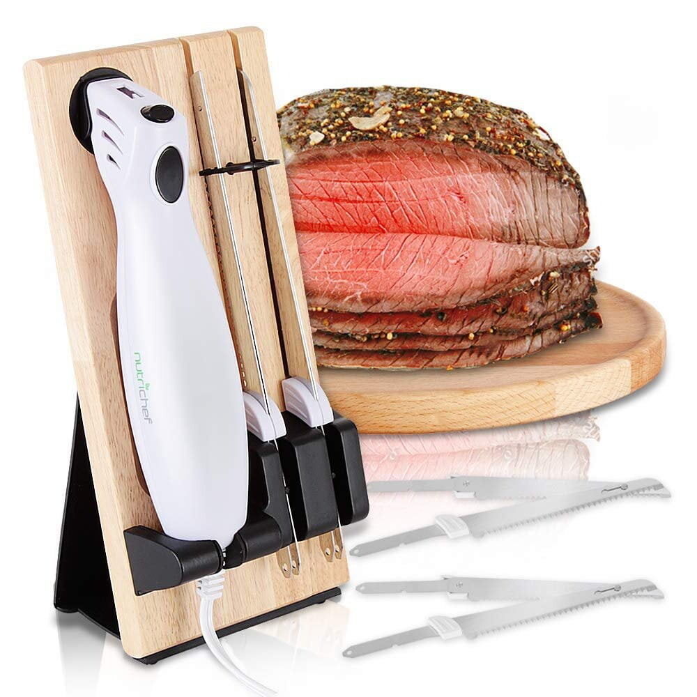 

Набор кухонных ножей NutriChef Electric Carving Slicer, белый