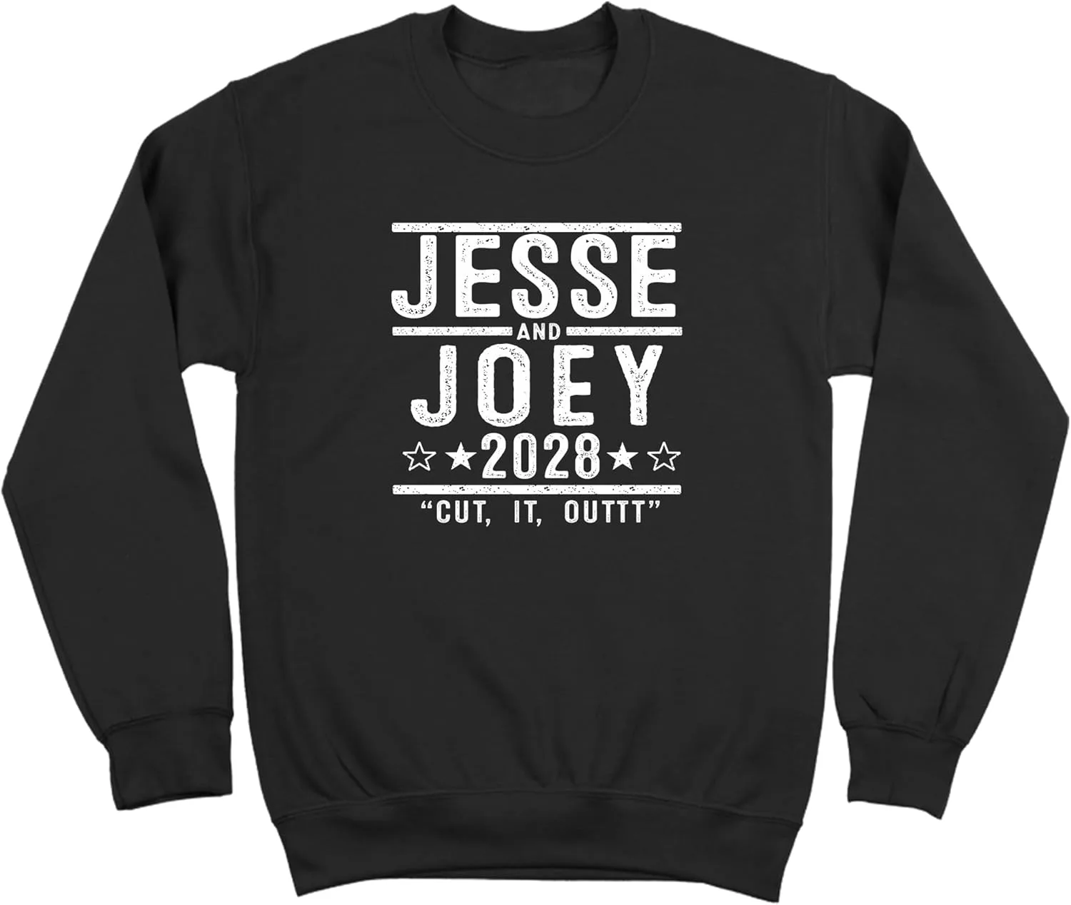 

Donkey Tees JESSE AND JOEY 2028 - свитшот с юмором из сериала 90-х-6X