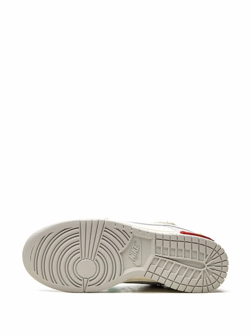 Кроссовки Dunk Low из коллаборации с Off-White Nike X Off-White, серый — фото 4