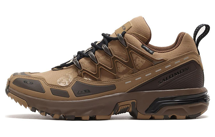 

Футболка X Atmos Acs + Cswp 'Brown' SALOMON, Коричневый Серый