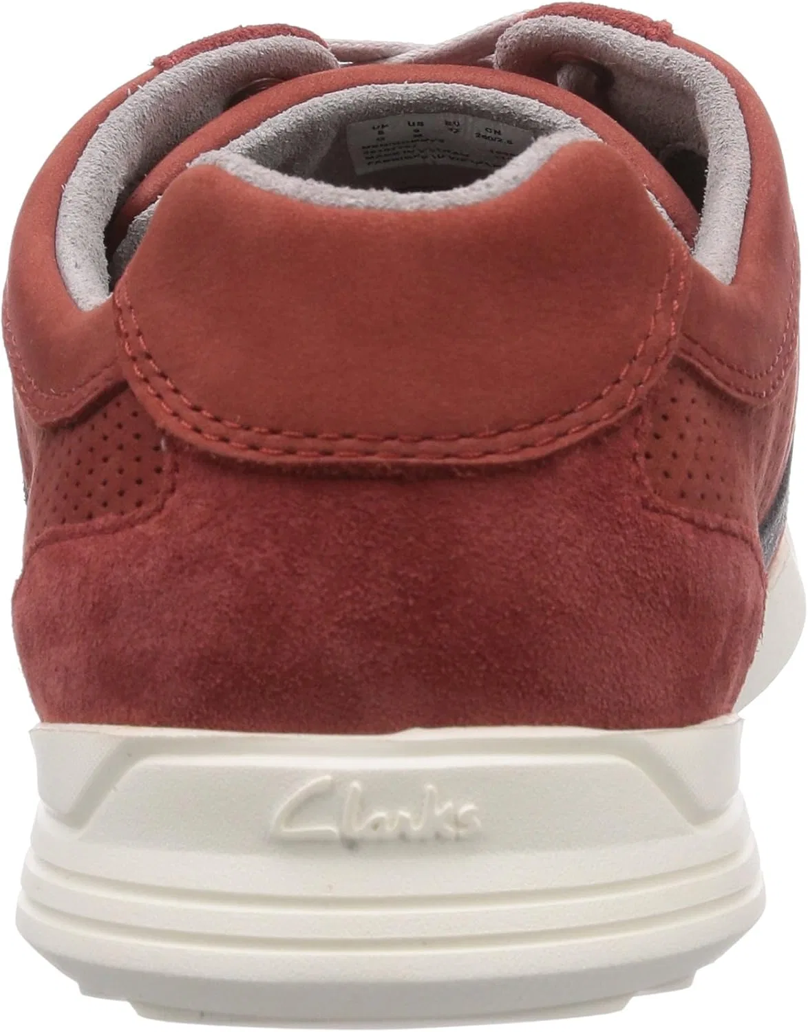 Мужские кроссовки Clarks Godney Street, Red Nubuck — фото 3
