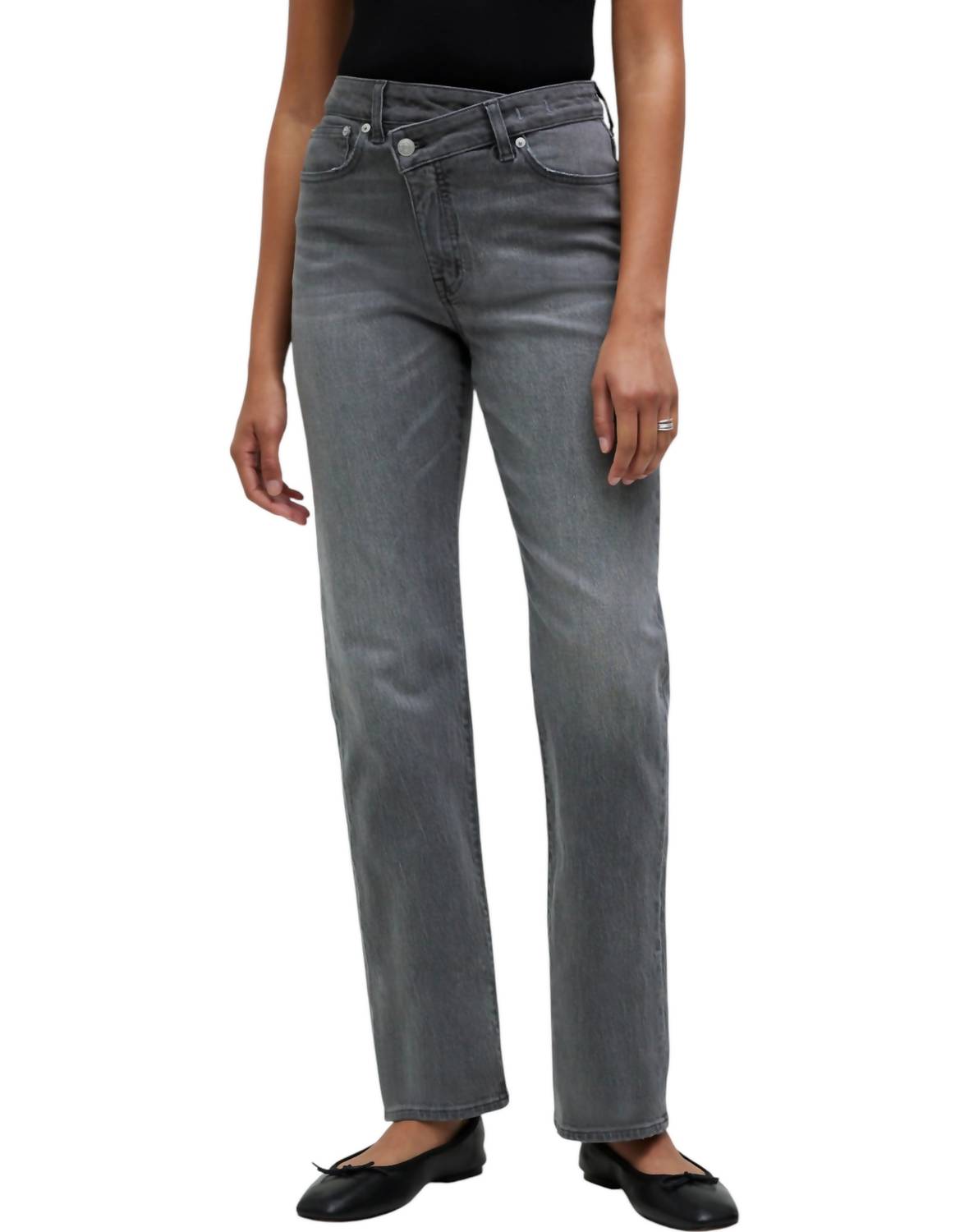 

Джинсы 90-х годов Straight Cross Tab в цвете Burwick Wash Madewell