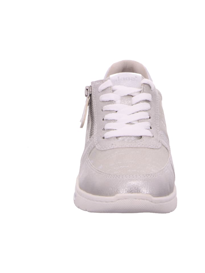 Элегантные туфли на шнуровке Jana Shoes, серебряный — фото 4
