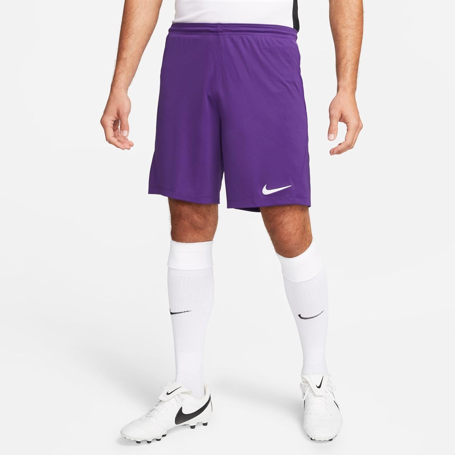 Мужские шорты NIKE Dri-fit Park 3, Court Purple/White — фото 2