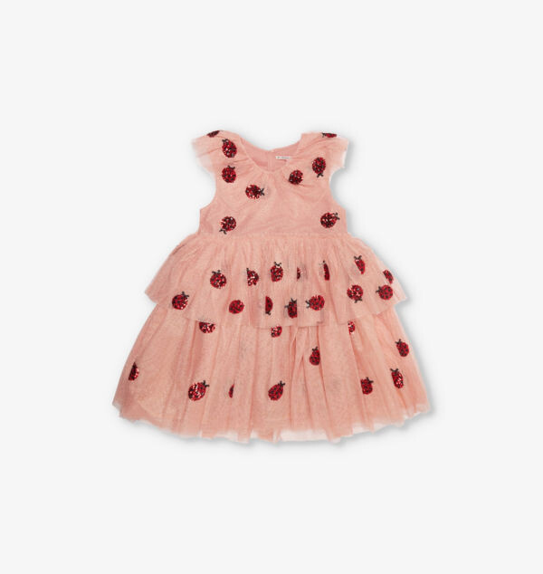 

Платье из тюля с божьей коровкой Yvonne 18 месяцев - 8 лет Konges Slojd, цвет ladybug sequin