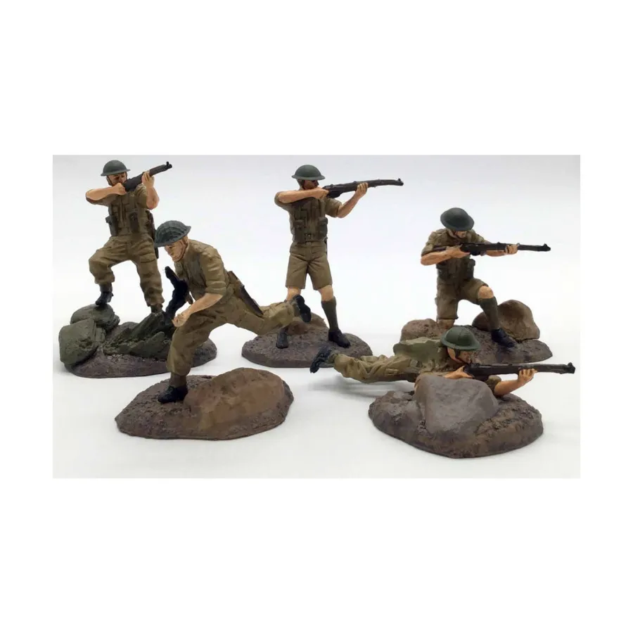 

Набор британской пехоты (Европейский театр) №1, WWII - Loose Miniatures (1:32)