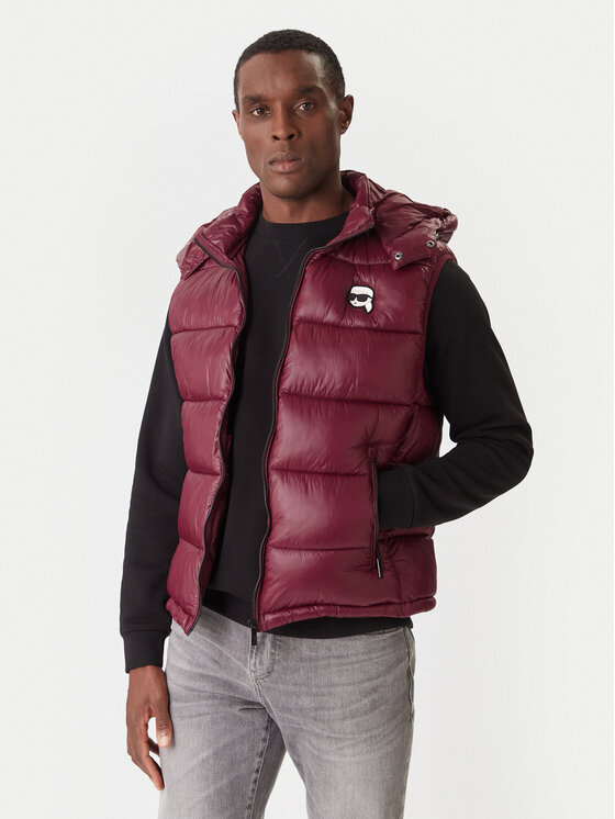 

Жилет regular fit 505023 554590 Karl Lagerfeld, красный
