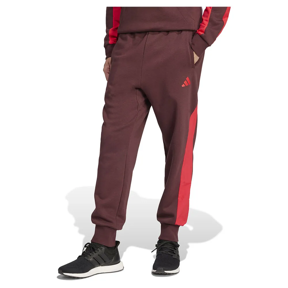 

Брюки adidas Seasonal Essentials Colorblock, фиолетовый