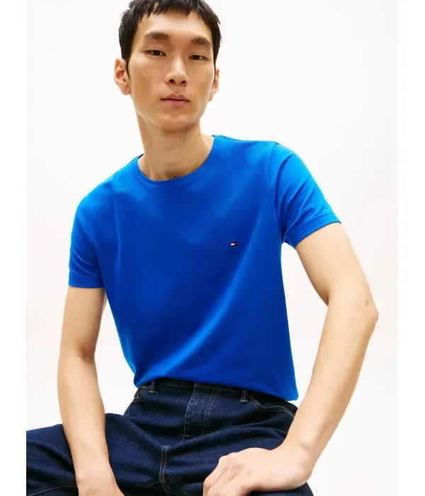 Футболка slim fit Tommy Hilfiger, синий — фото 4