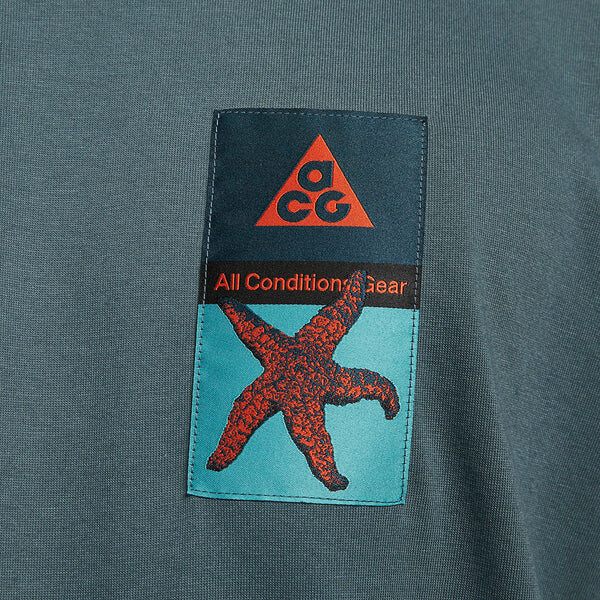 Футболка Nike ACG Patch T-Shirt 'Faded Spruce', зеленый — фото 2