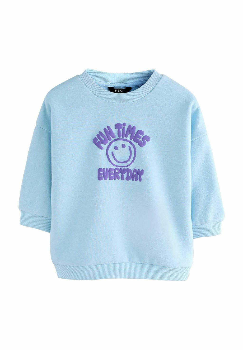 

Толстовка PRINTED CREW NECK Next, синий