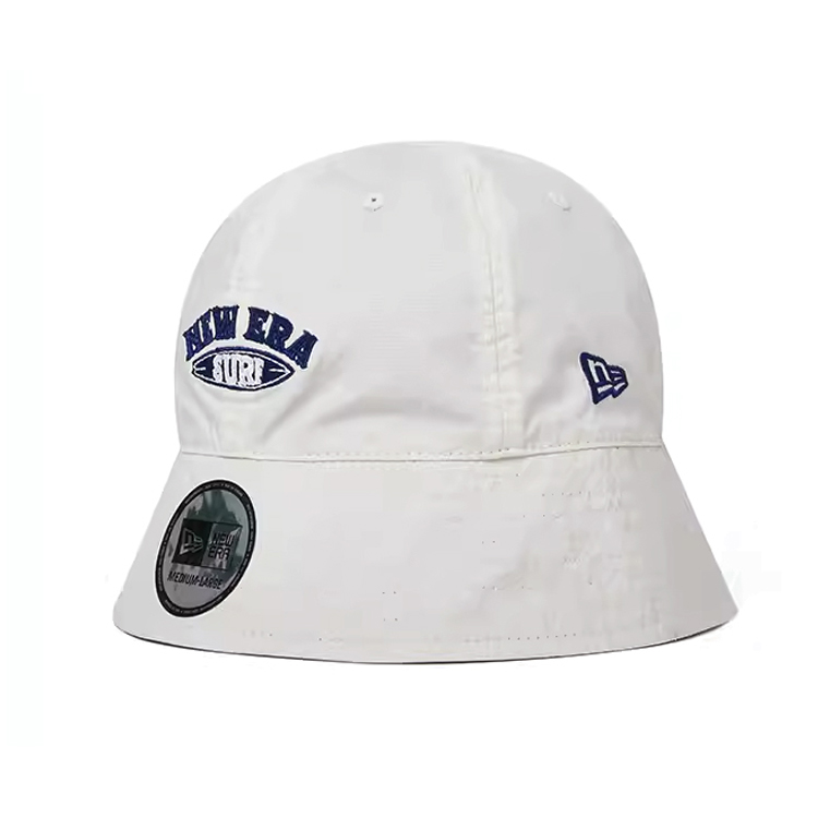 

New Era Хлопковая панама унисекс цвета слоновой кости белый-серый, Ivory White/Gray