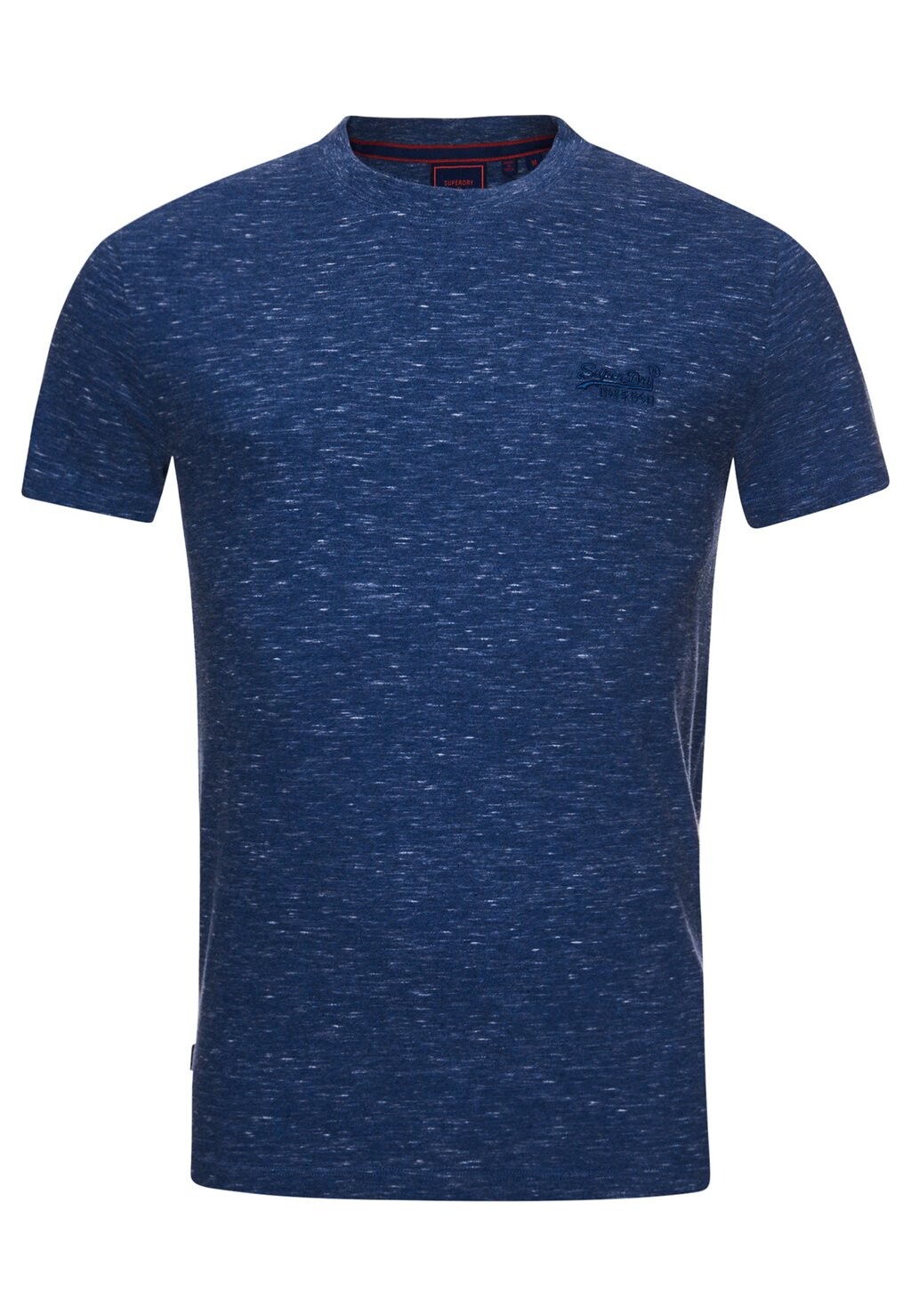 Футболка базовая VINTAGE LOGO EMB Superdry, цвет tidal blue spacedye — фото 4