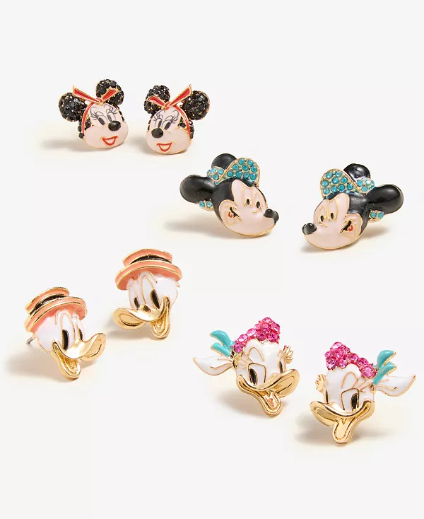 

Disney | Серьги Macy's «Микки и друзья», набор из 4 штук, эксклюзивно в Macy's Baublebar, white