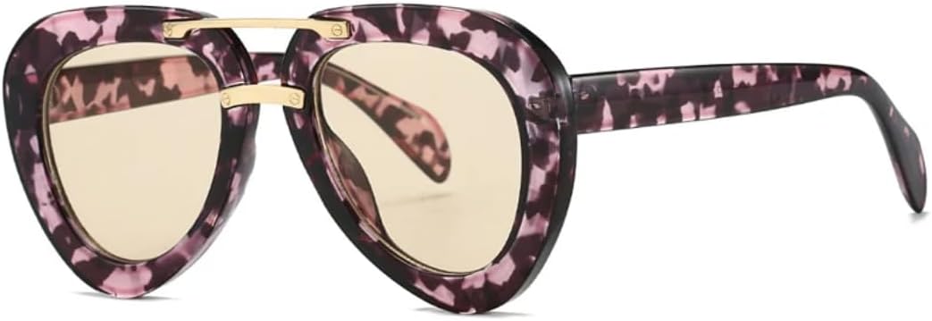 

Мужские солнцезащитные очки с двойной перемычкой, модные градиентные солнцезащитные очки с защитой от УФ-излучения UV400; женские солнцезащитные очки в трендовом сине-зеленом цвете SZVVBKK, Pattern Champagne