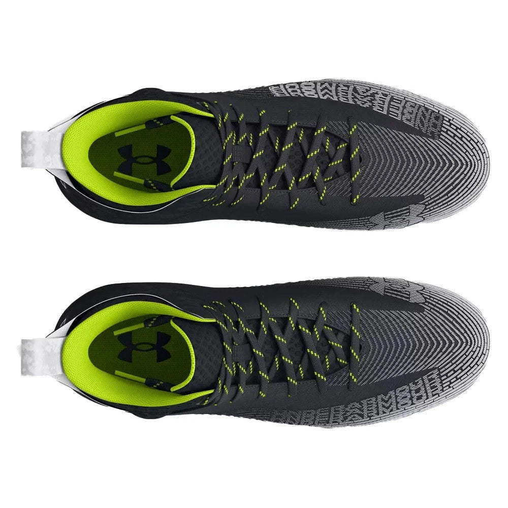 Футбольные бутсы Under Armour Hammer 2.0 MC 3027306-001, черные, мужские, ZAP484 Under Armour, черный — фото 4