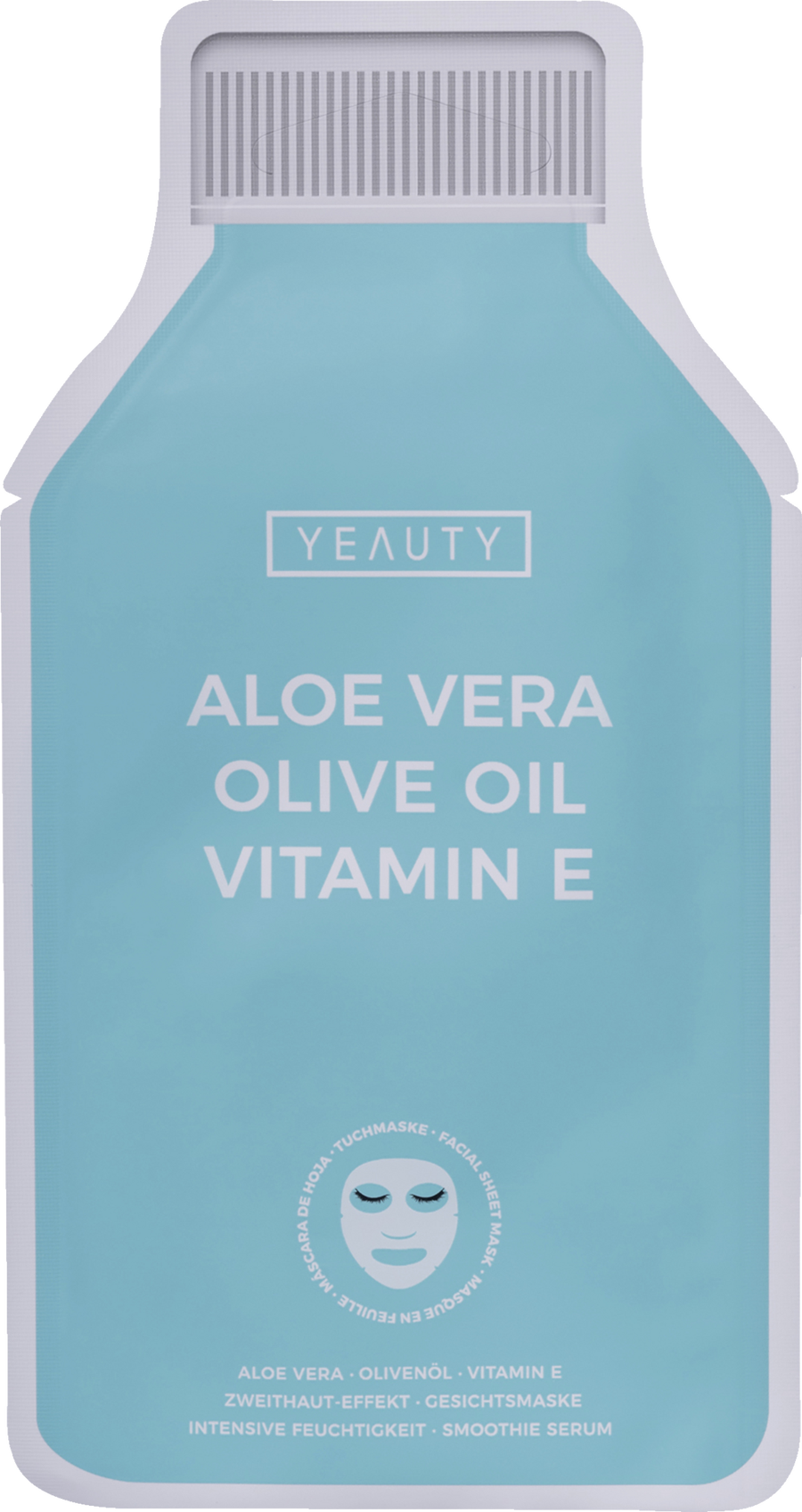 

Маска для лица YEAUTY Tuchmaske Aloe Vera, Olivenöl & Vitamin E