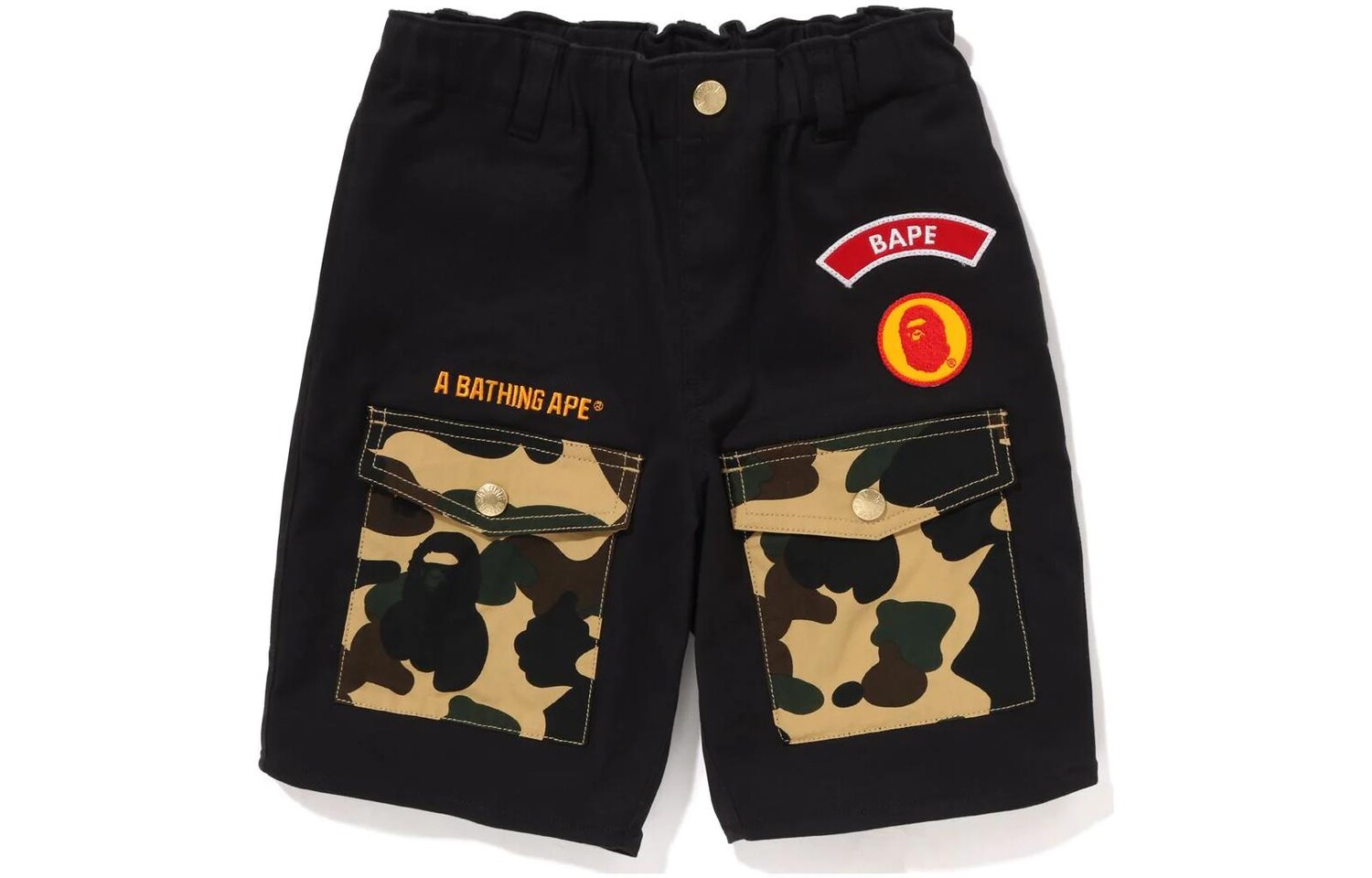 

Дети Шорты A Bathing Ape, черный
