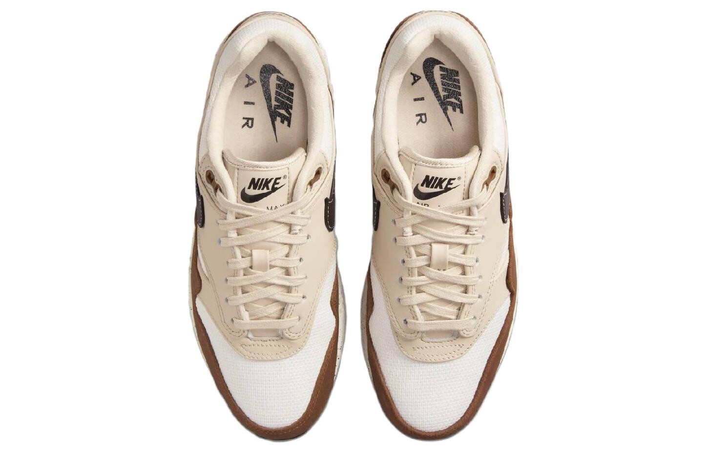 Кроссовки Nike Air Max 1, бежевый/коричневый — фото 4