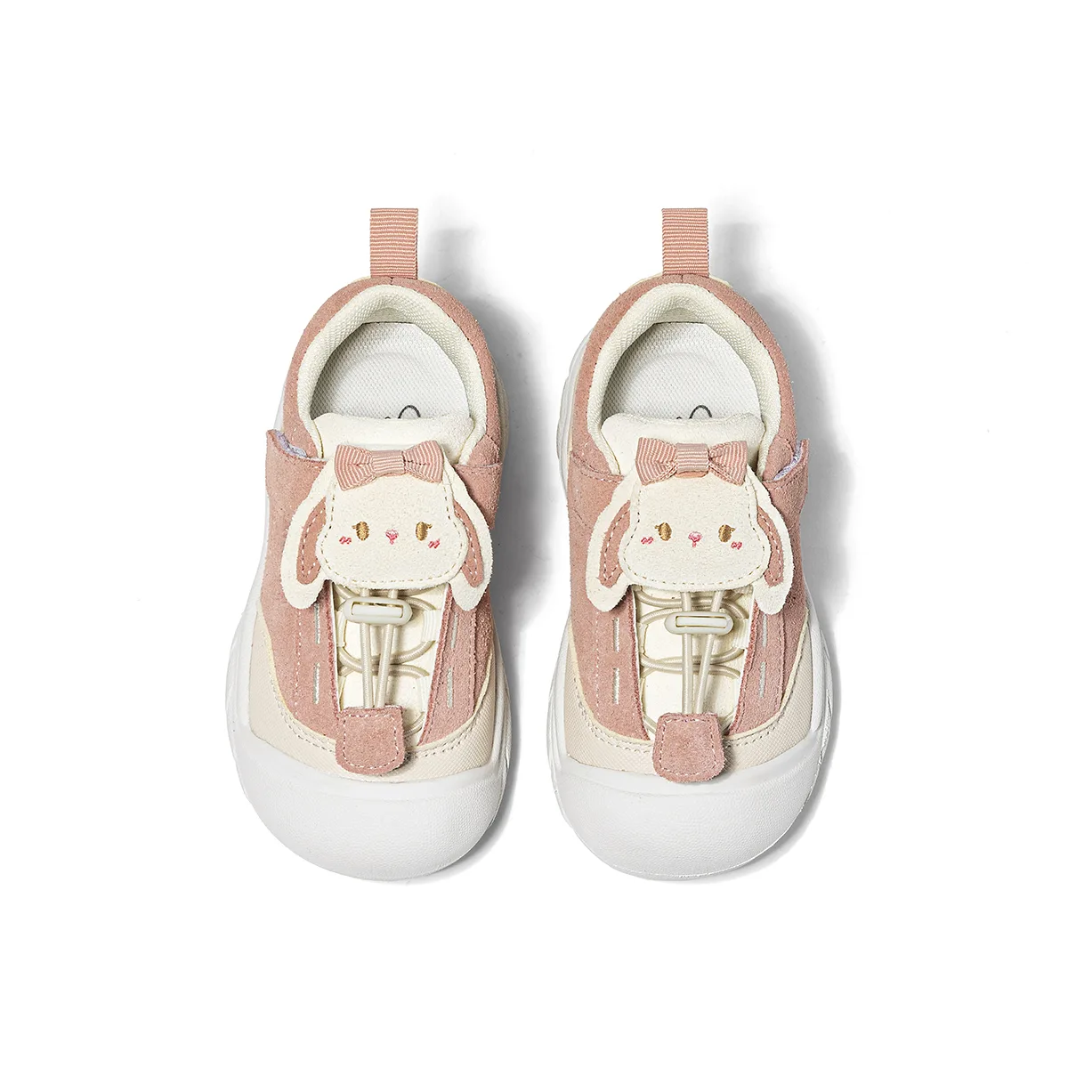 Детские скейтерские кроссовки Cute Rabbit Collection Snoffy, Coral Powder/White — фото 3