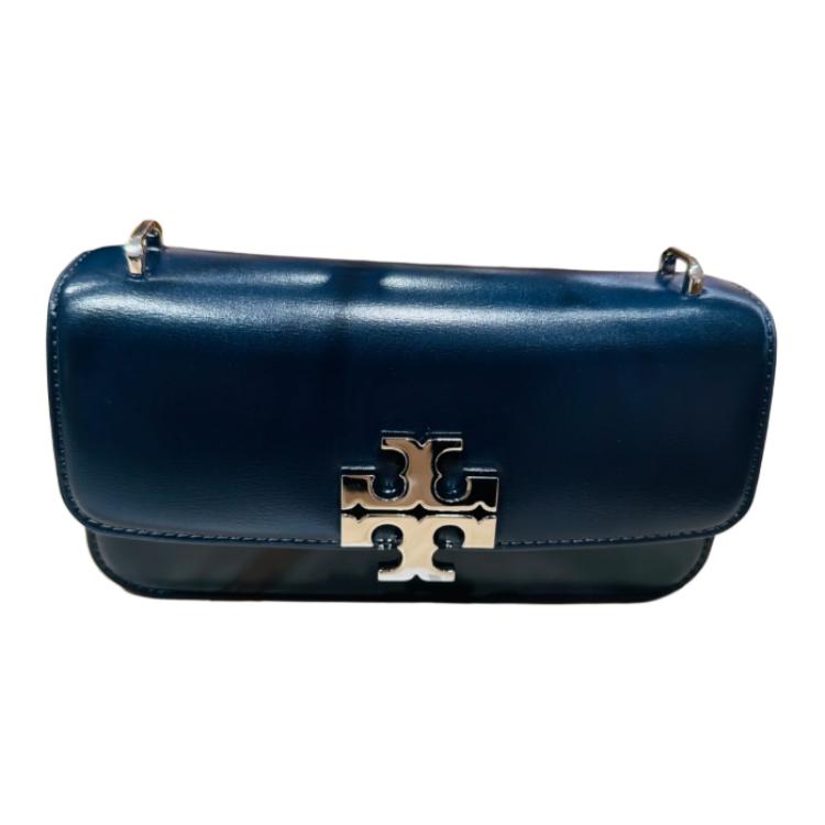 

TORY BURCH Сумка Eleanor из коровьей кожи, маленькая женская наплечная сумка marine blue