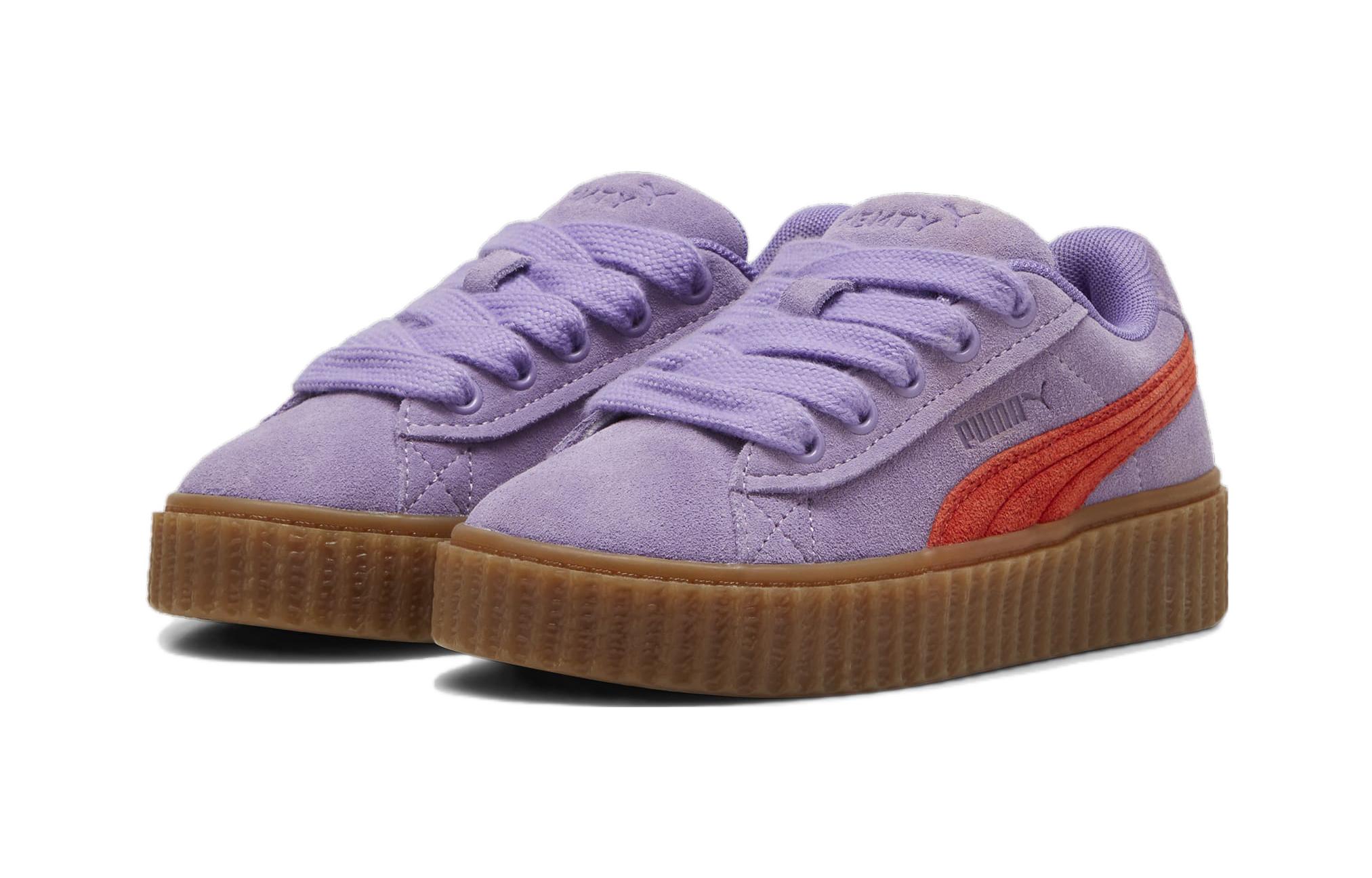 Puma Fenty X Creeper Phatty Детская 'Лавандовый обожженный красный', Фуксия — фото 3