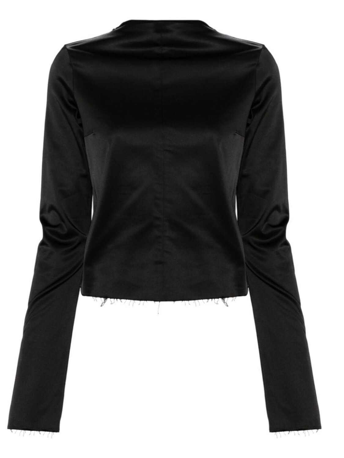 

MM6 Maison Margiela блузка с длинными рукавами, черный