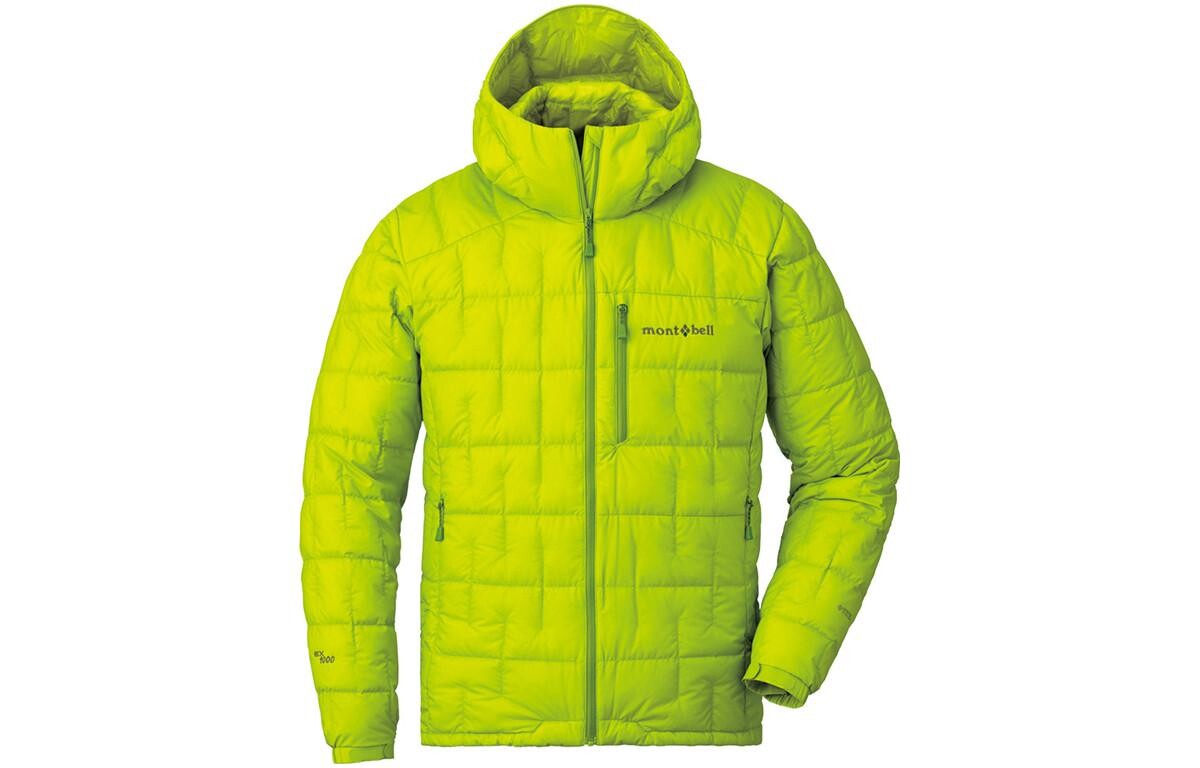

Пуховик мужской Montbell, цвет FGN bright green
